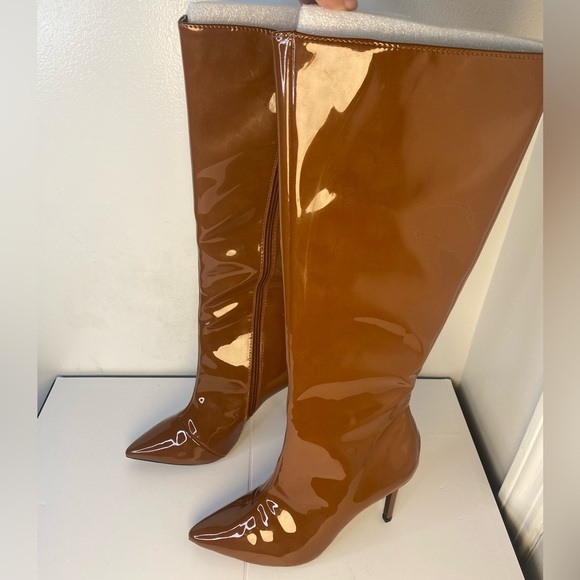 INC New Brown Knee-High Women's Boots - Picture 3 of 7